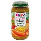 Potito natural de pasta, tomate y  ternera Hipp.