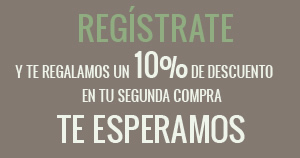 descuento 10% para nuevos clientes registrados